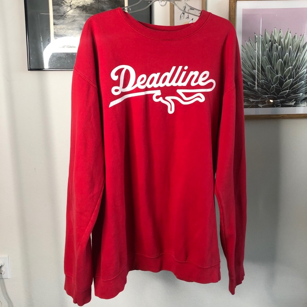 Red Oversized Sweater